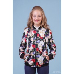 Куртка-Бомбер для девочки р.134-146 Zironka 48-8015-3